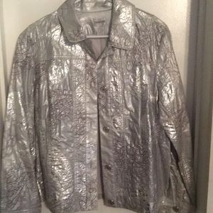 Chico’s silver jacket
